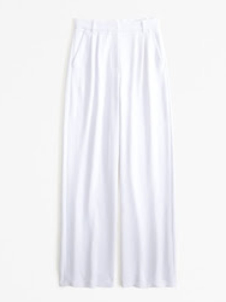Abercrombie & Fitch Tailored Premium Crepe Pant